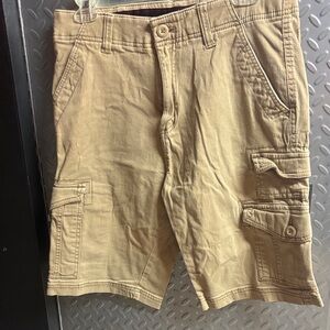 Men's Casual Tan Cargo Shorts